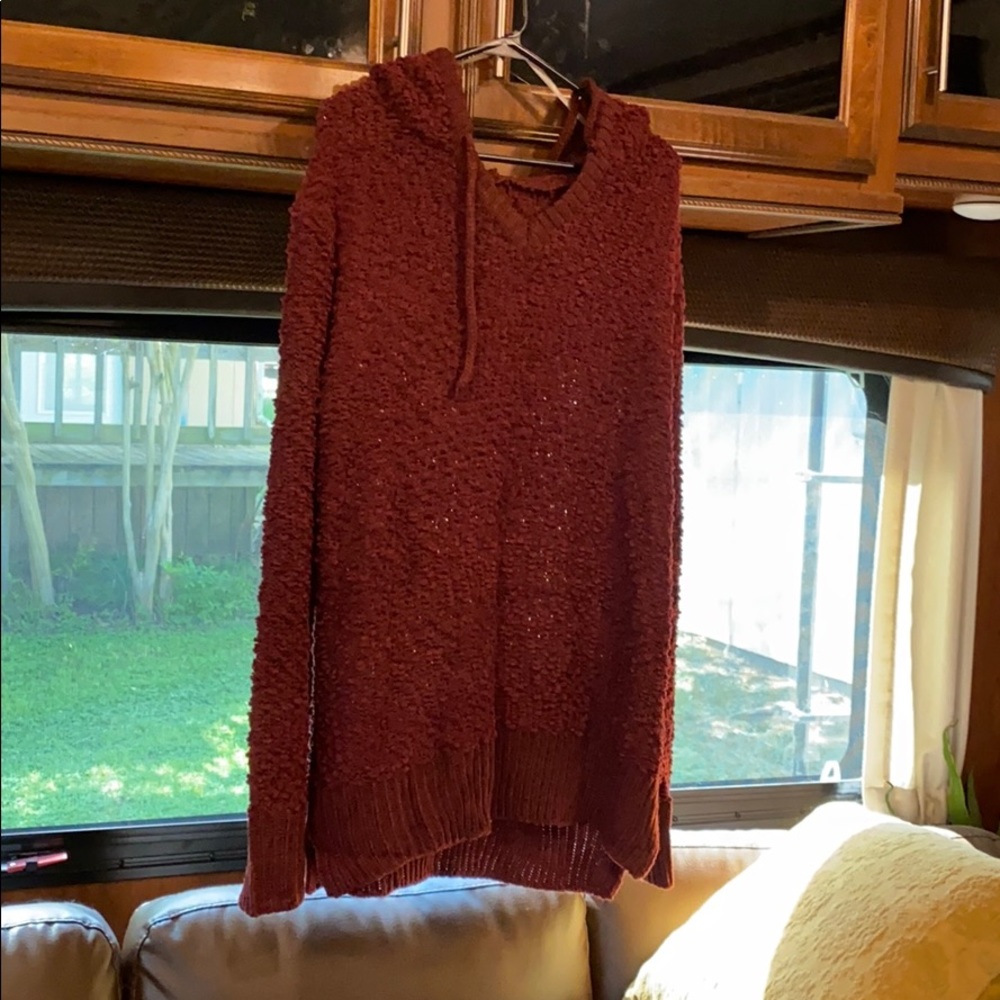 Maroon Lightweight Hoodie